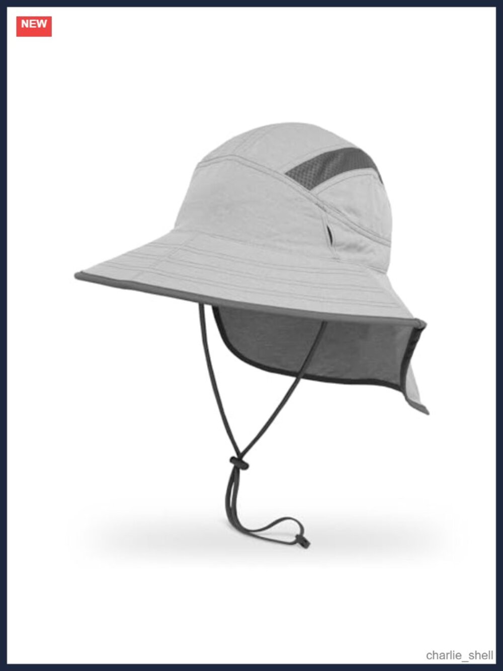 UPF 50+ Sun Hat with Neck Cape Adjustable Chin Strap Packable